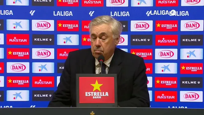 « Inexplicable » – Carlo Acelotti fumées à la décision de l’arbitre lors de la défaite de l’Espanyol