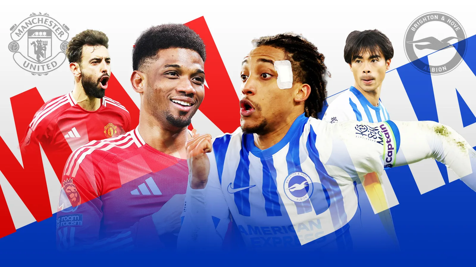 Man Utd vs Brighton LIVE SCORE: mises à jour de la Premier League alors que les Red Devils cherchent à s’appuyer sur leur victoire en milieu de semaine – dernière