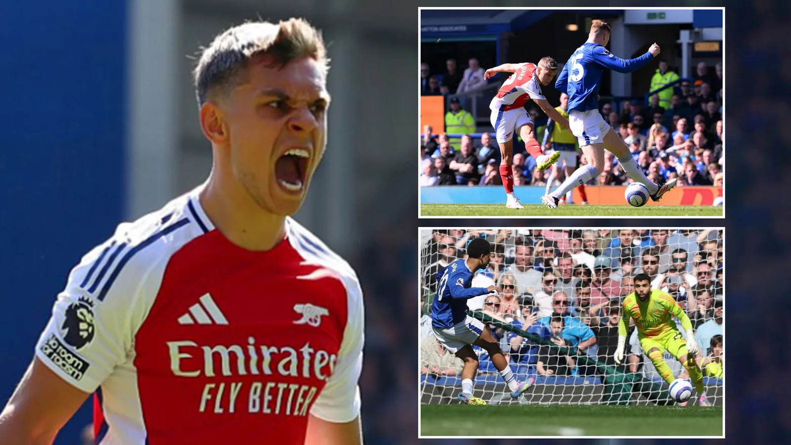 Everton 1 Arsenal 1: Le titre de Premier League se glisse davantage de la prise de Gunners après que Lewis-Skelly ait donné une pénalité vitale