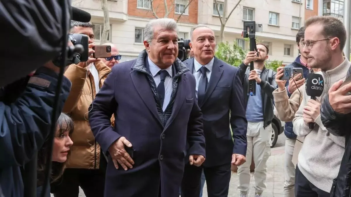 « We Will » – Le président de Barcelone, Joan Laporta, s’adresse aux chances triples