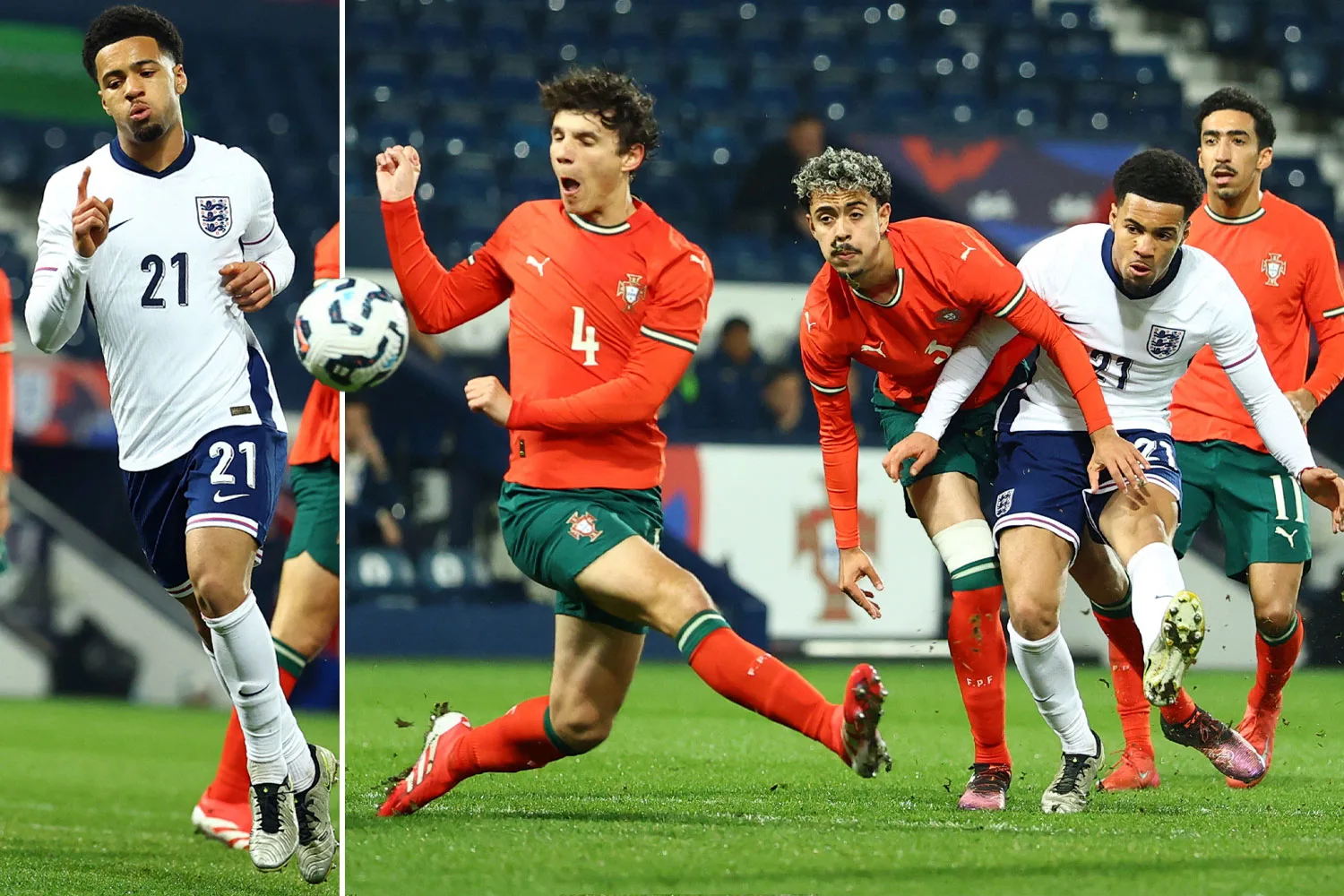 Arsenal Wonderkid Ethan Nwaneri, 18 ans, ne prend que 10 minutes pour marquer au premier départ pour l’Angleterre U21 avec un objectif étonnant