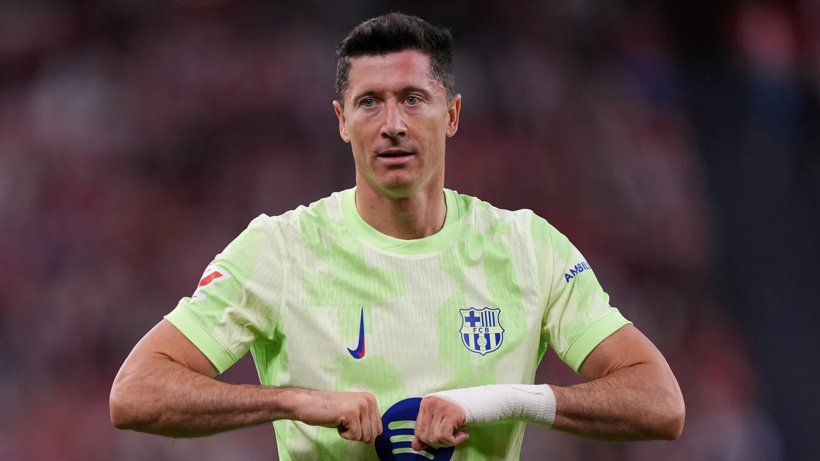 [WATCH] Robert Lewandowski tire Barcelone à venir au Club Athletic