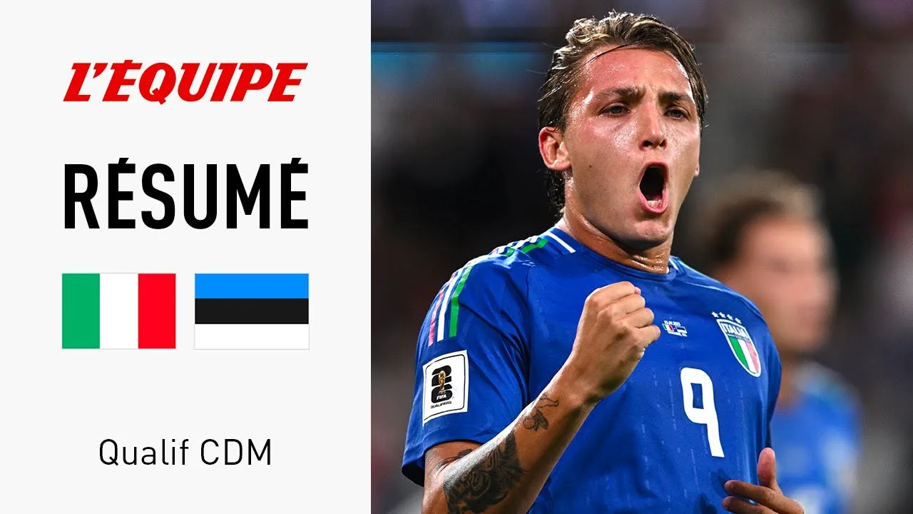 Italie brille face à l’Estonie lors des qualifications pour la Coupe du Monde 2026