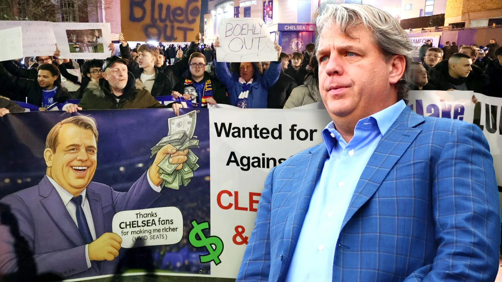 Les fans de Chelsea poussent la Premier League pour enquêter sur leur propre propriétaire Todd Boehly sur «le site Web des billets non autorisés»