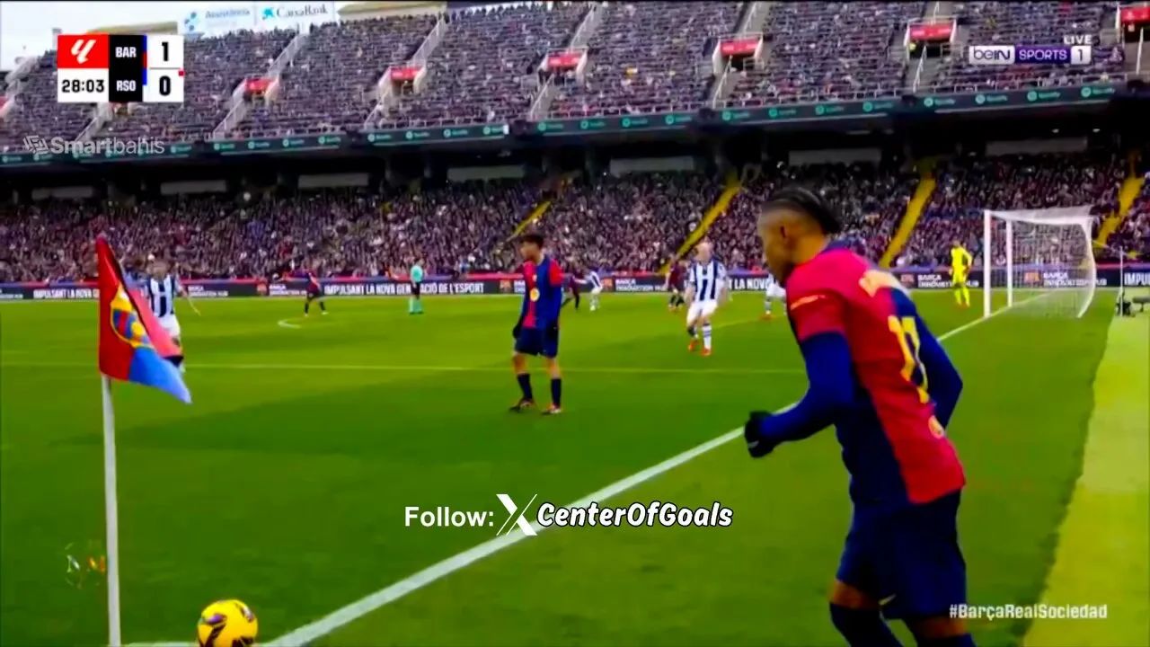 Regarder: Barcelone Double avantage sur Real Sociedad gracieuseté de Marc Casado