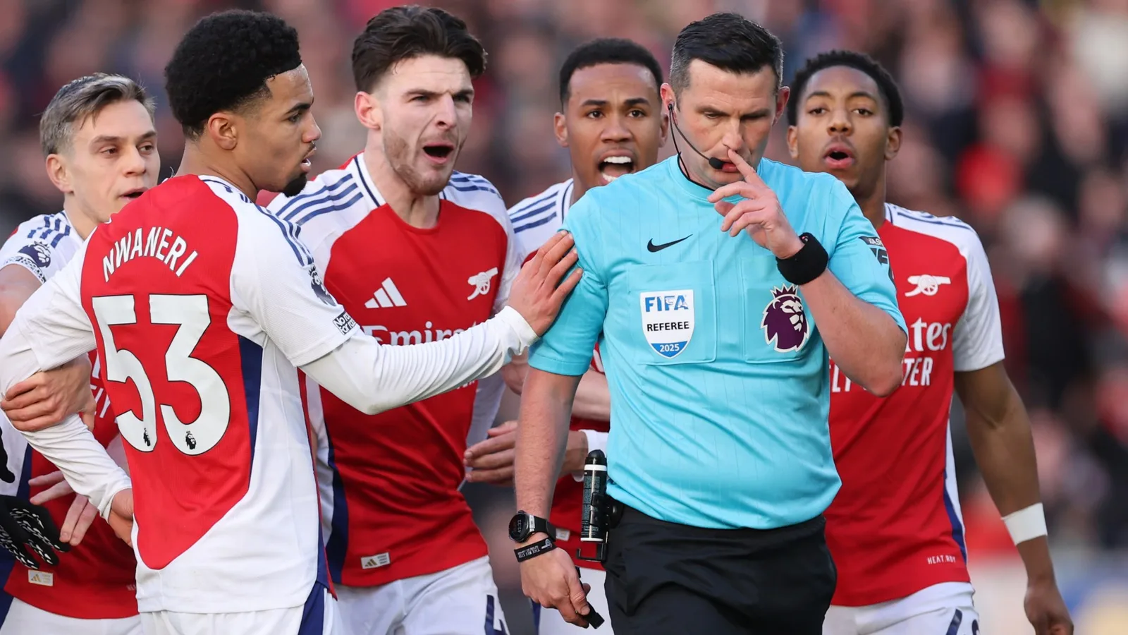 Arsenal soumet un appel officiel à FA sur Myles Lewis-Skelly Red Card qui a laissé Mikel Arteta rage