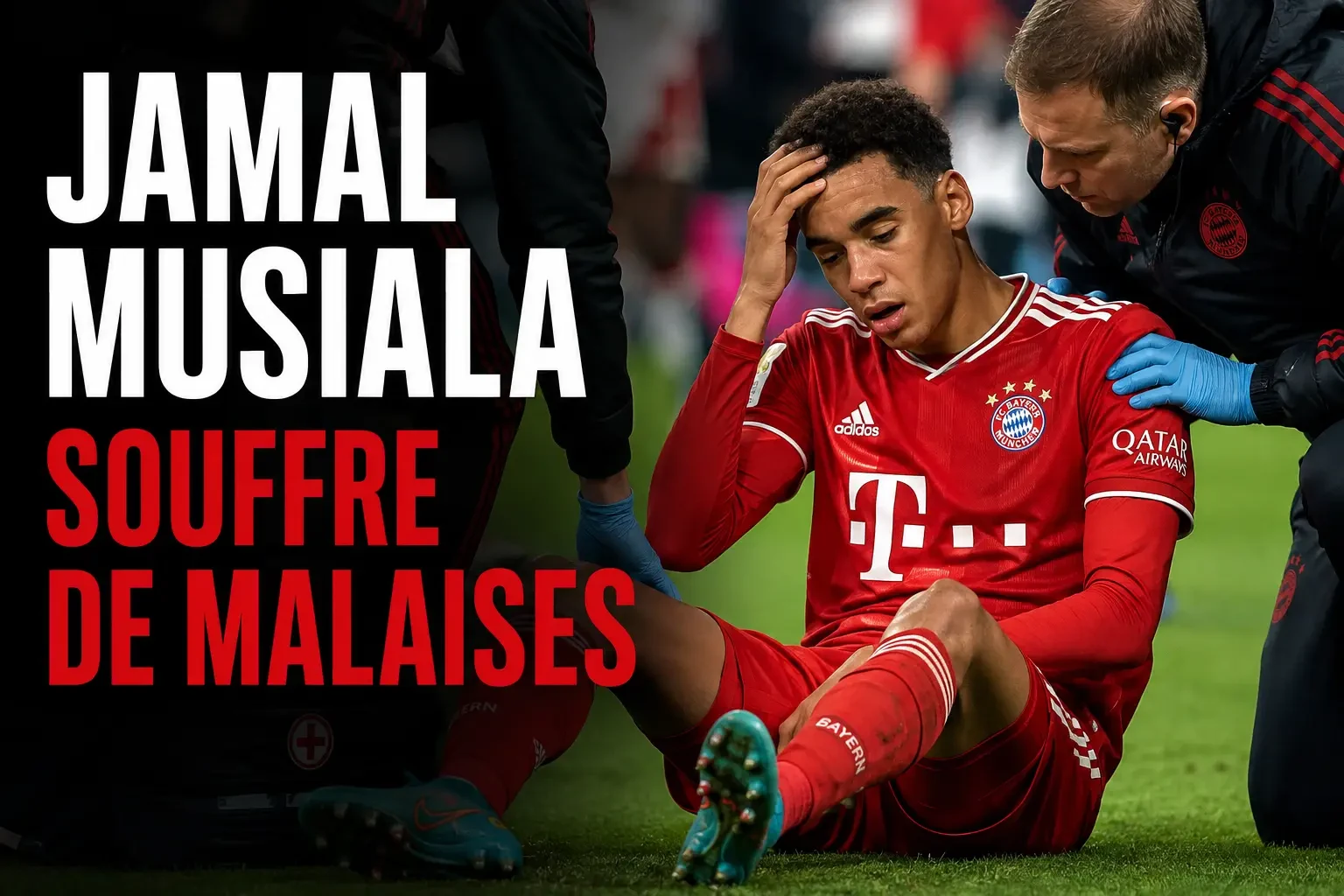 Musiala souffre de malaises : son état de santé explique